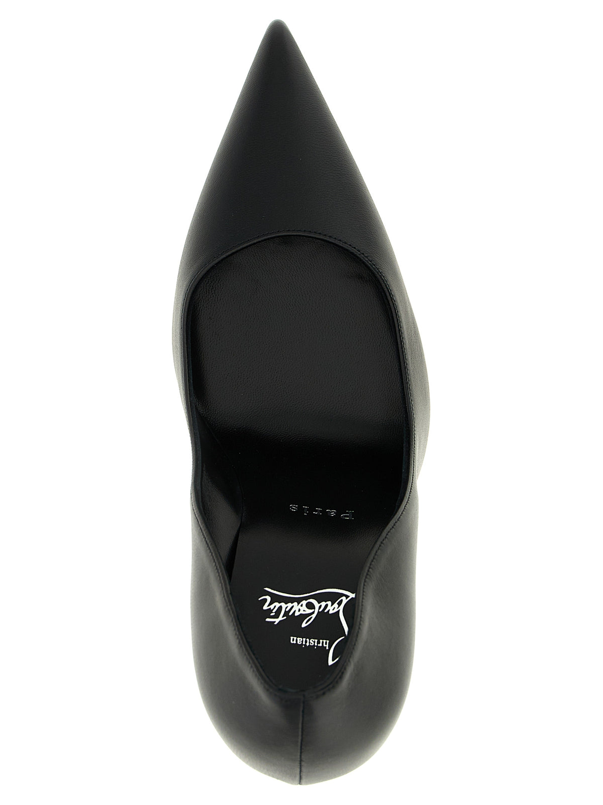 Christian Louboutin Miss Z Black Lamb Leather High Heel Pumps