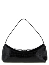 Sac à bandoulière Jacquemus en cuir de veau noir