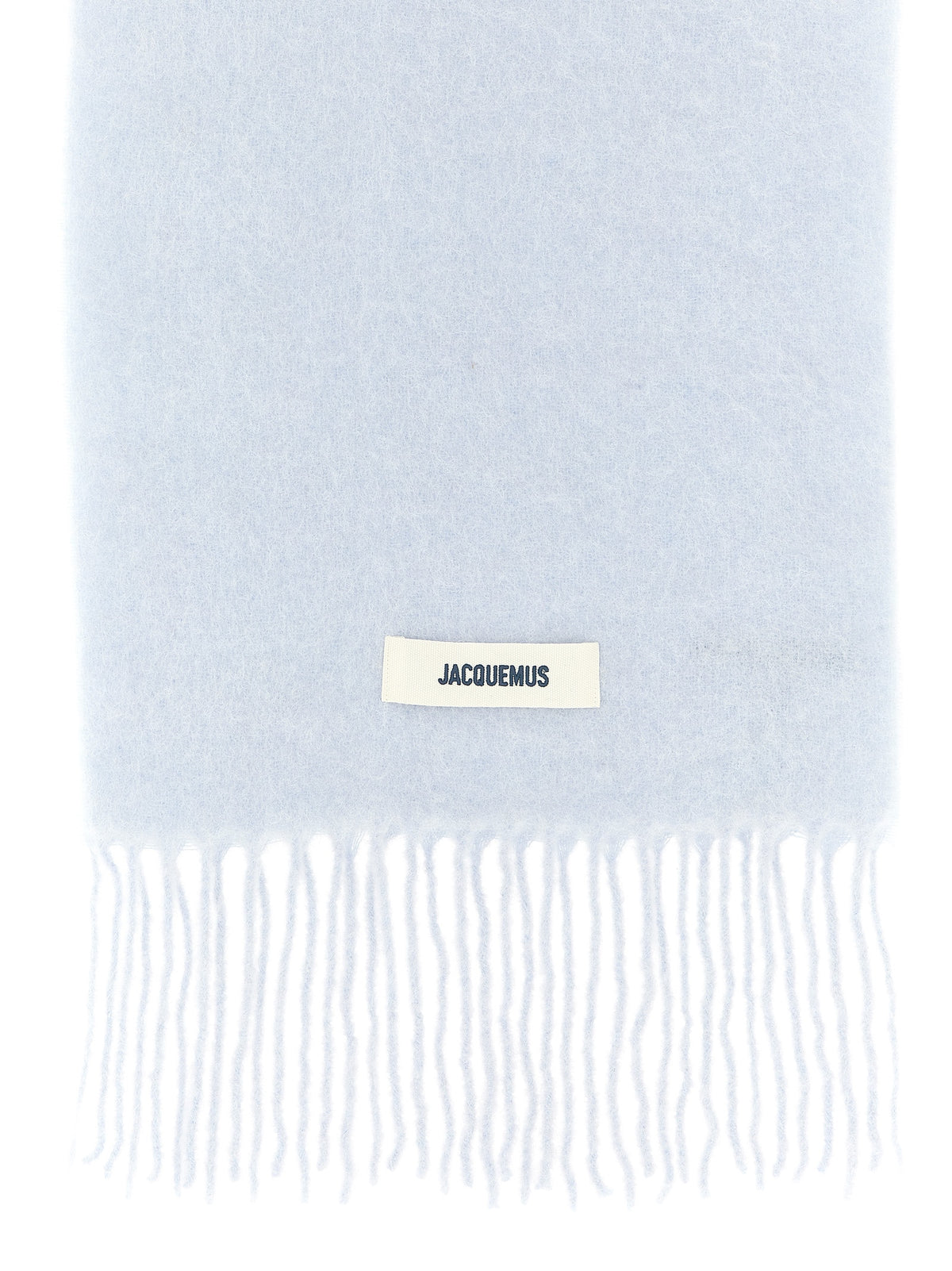 Jacquemus Blue Alpaca Leather Scarf