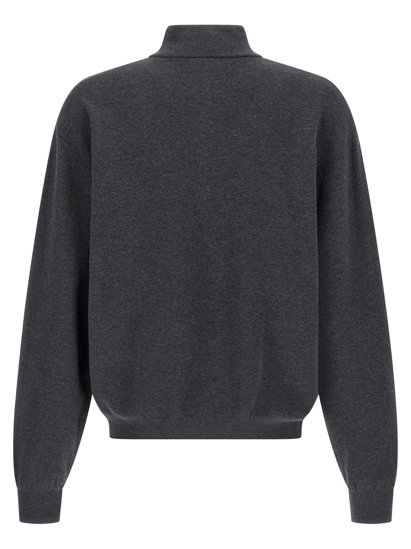 Balenciaga Gray Cotton Cardigan for Men