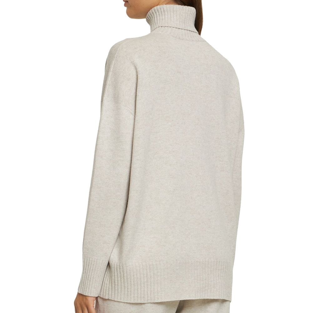 Brunello Cucinelli Beige Cashmere Turtleneck for Women