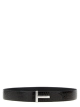 Ceinture Tom Ford en veau marron