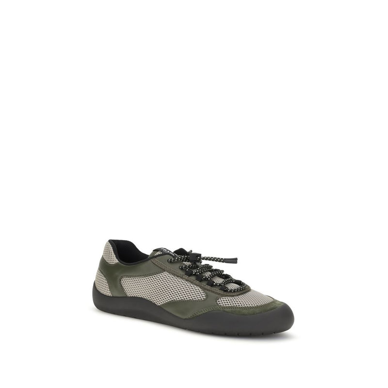 Prada Speedrock Bicolor Polyester Athletic Sneakers