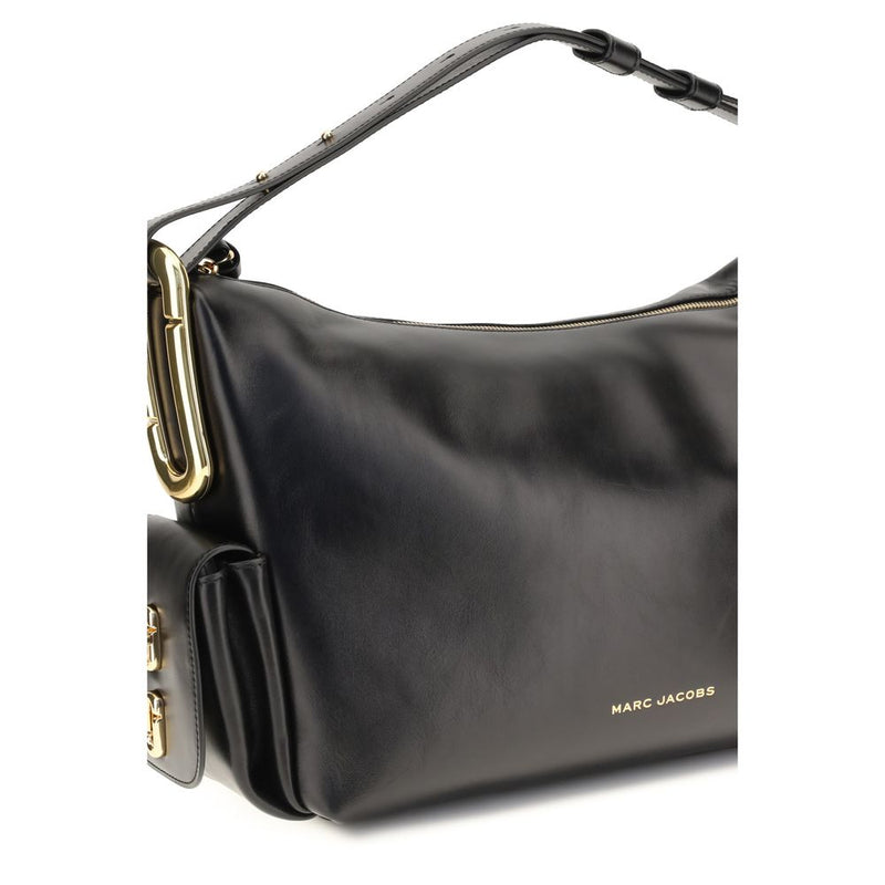 Marc Jacobs Black Calf Leather Bos Taurus Shoulder Bag