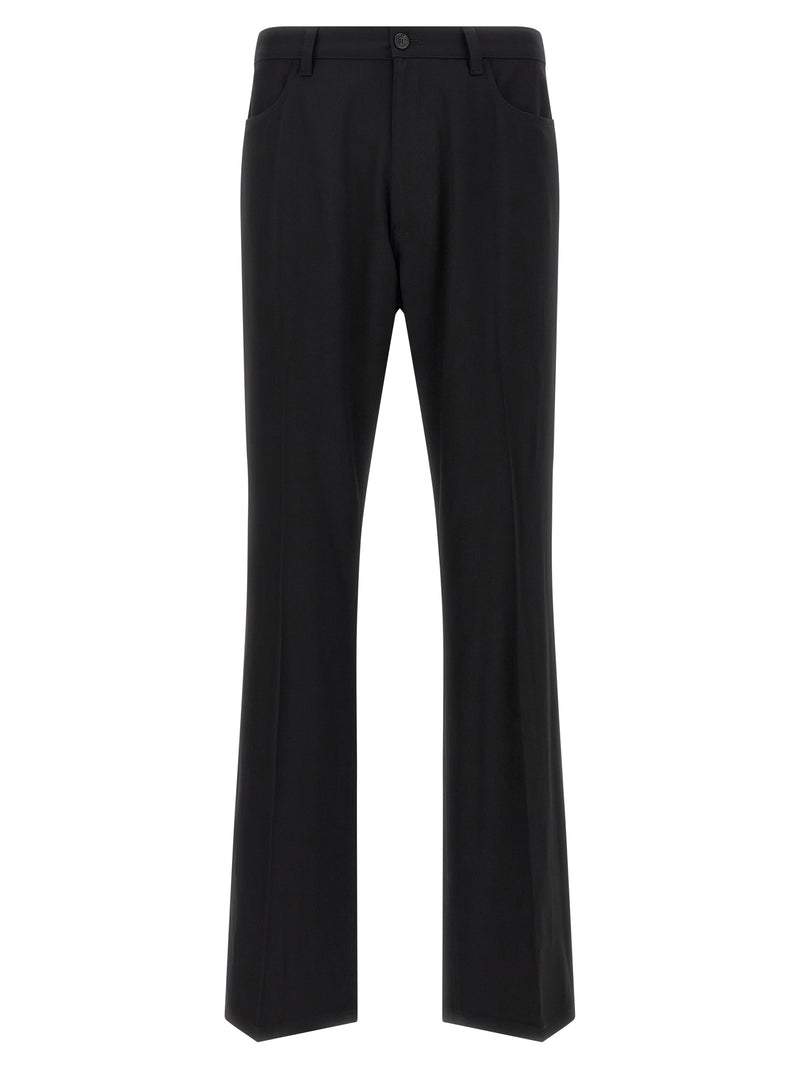 Balenciaga Black Wool Dress Pants for Men