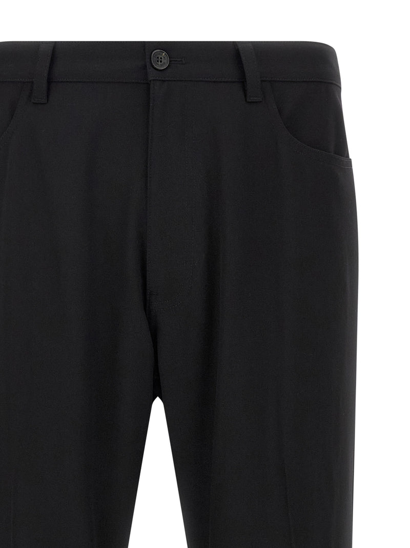 Balenciaga Black Wool Dress Pants for Men