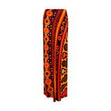 Jupe longue orange en viscose Emilio Pucci