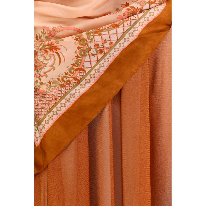 Zimmermann Aster Brown Viscose Maxi Dress