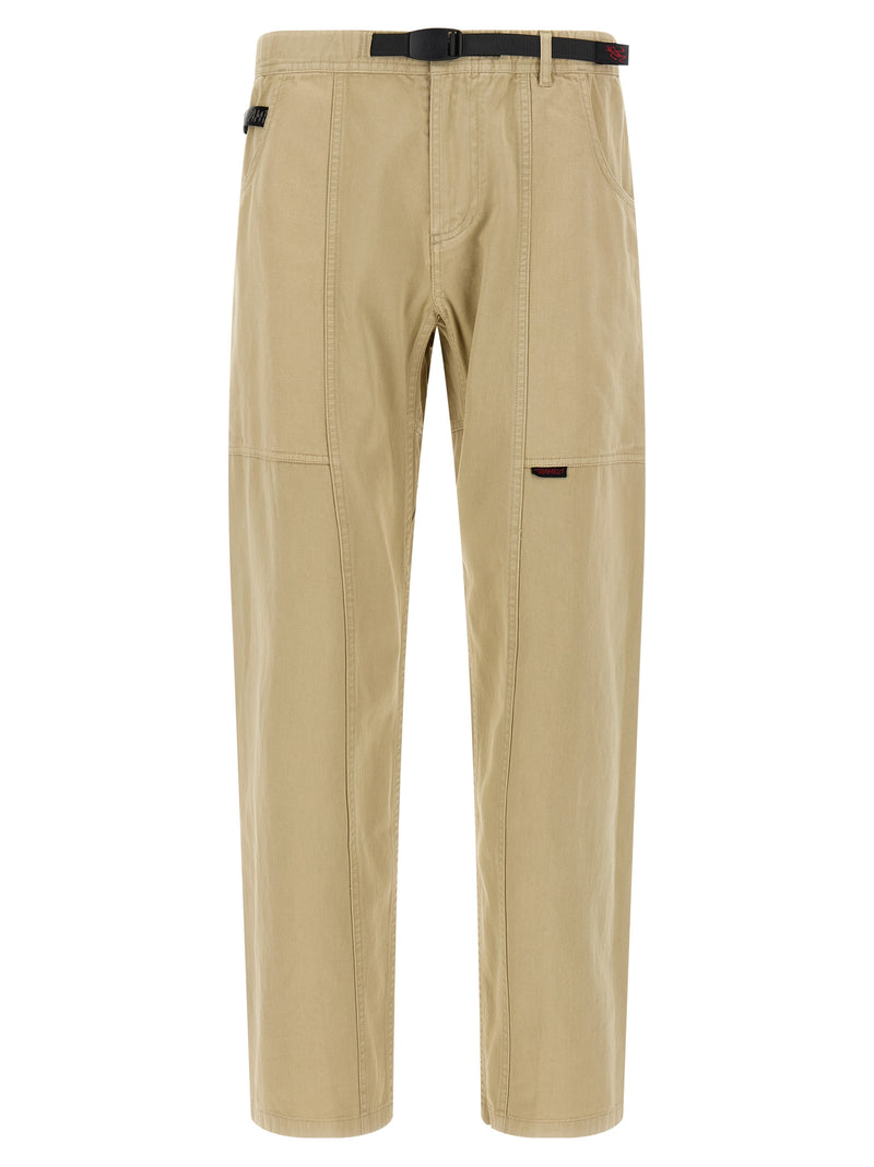 Gramicci Gadget Beige Cotton Casual Pants for Men