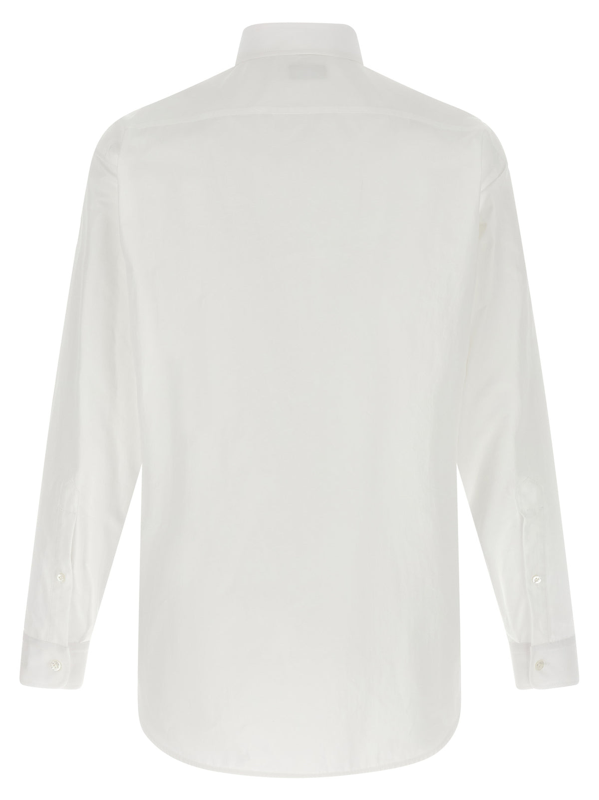 Balenciaga White Cotton Blouse - Elegant Men's Shirt
