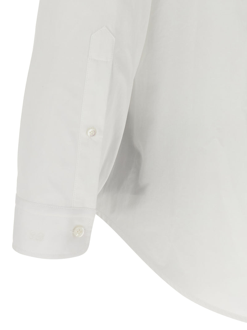 Balenciaga White Cotton Blouse - Elegant Men's Shirt
