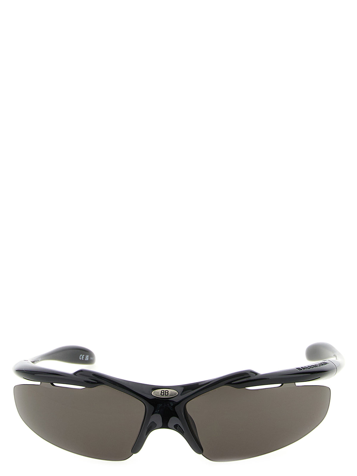 Lunettes de soleil Balenciaga noires en polyamide