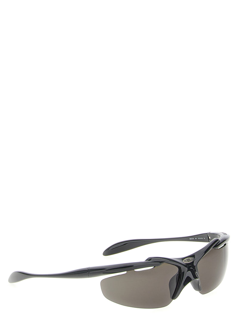 Lunettes de soleil Balenciaga noires en polyamide