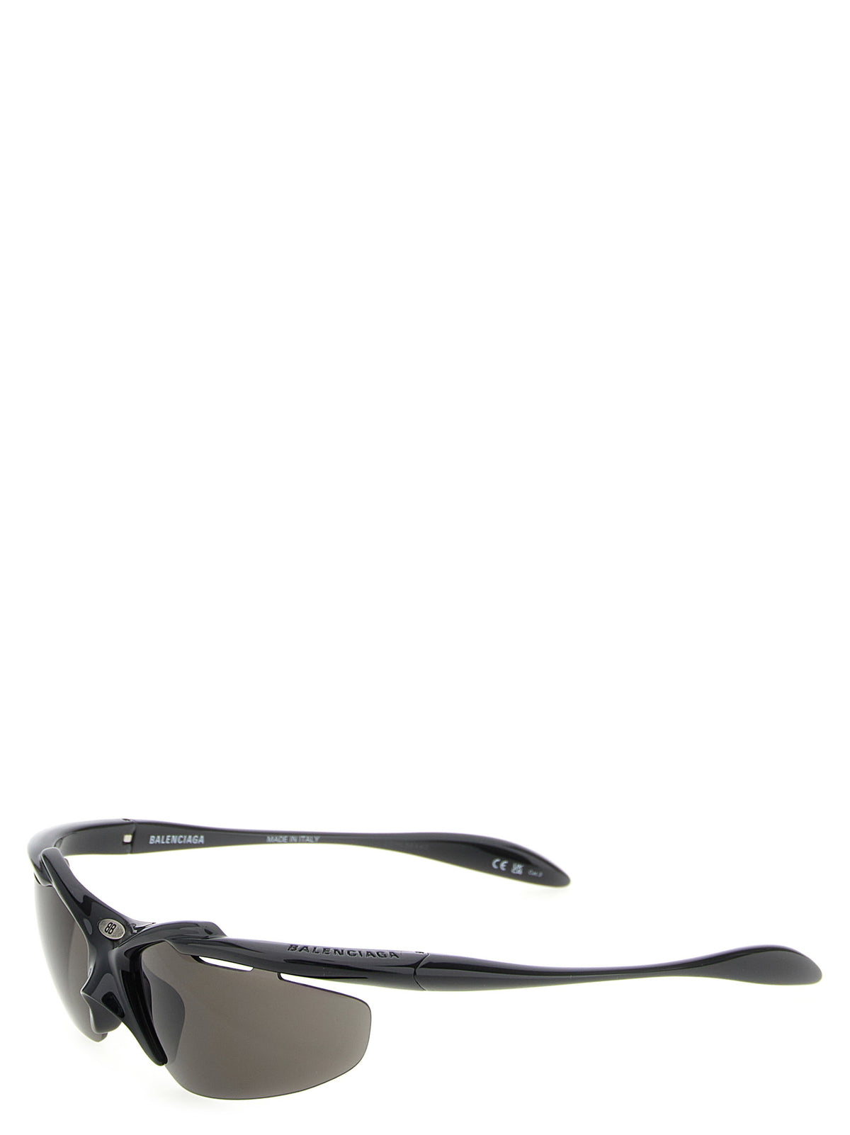 Lunettes de soleil Balenciaga noires en polyamide