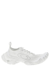Balenciaga White Polyester Athletic Sneakers