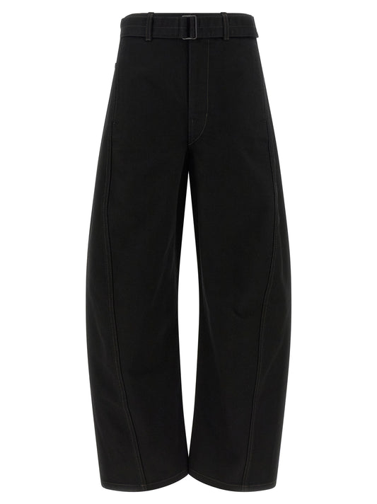 Lemaire Jean en denim de coton noir