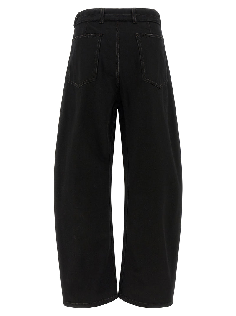 Lemaire Jean en denim de coton noir