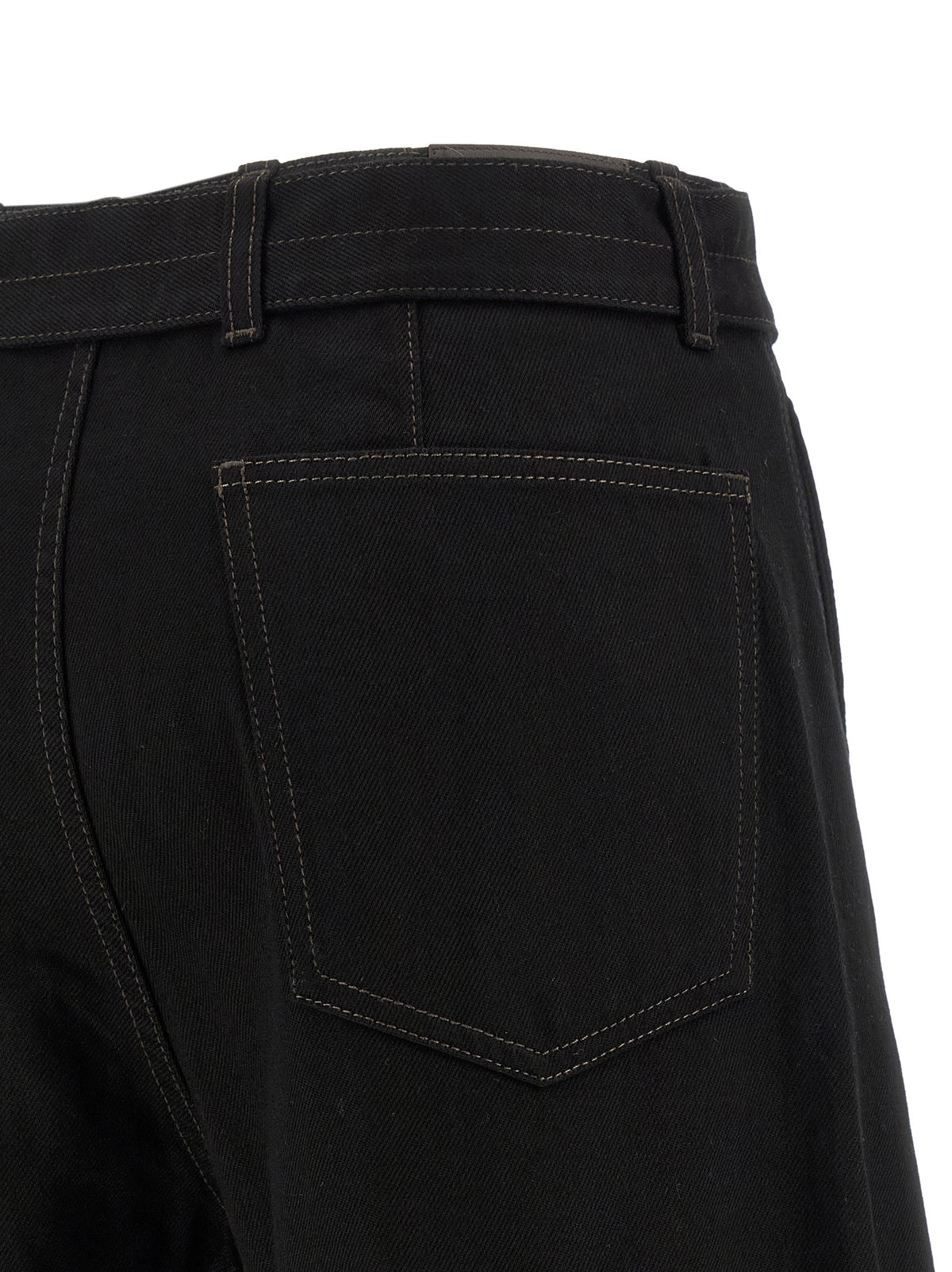 Lemaire Jean en denim de coton noir