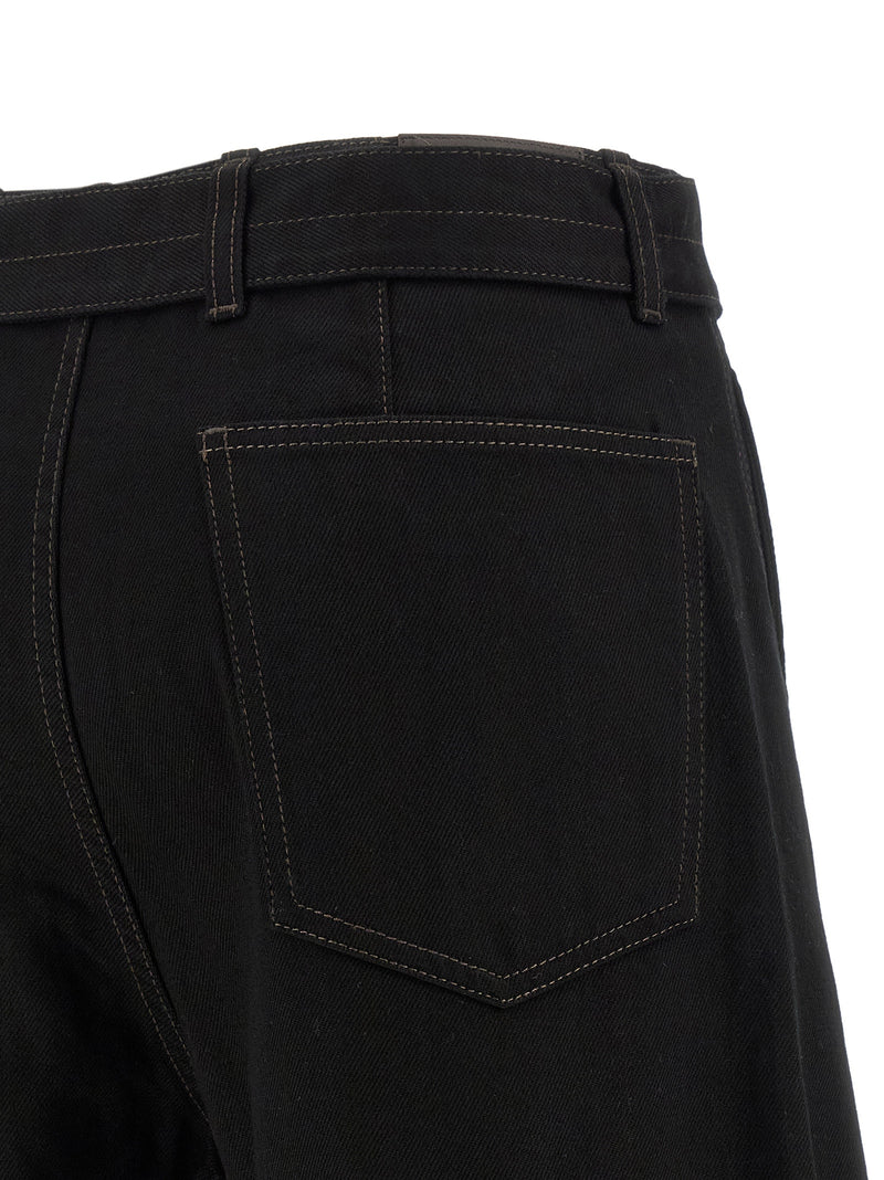 Lemaire Jean en denim de coton noir
