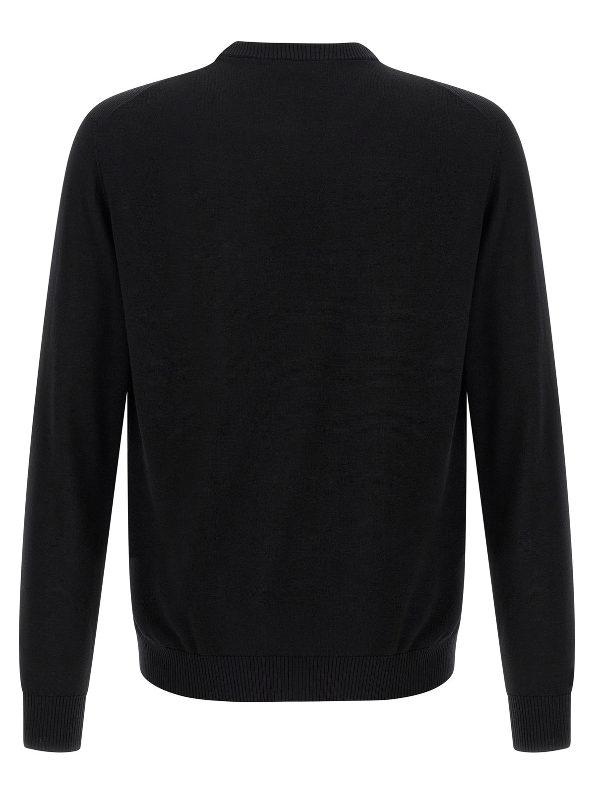 Fendi Black Virgin Wool Cardigan for Men
