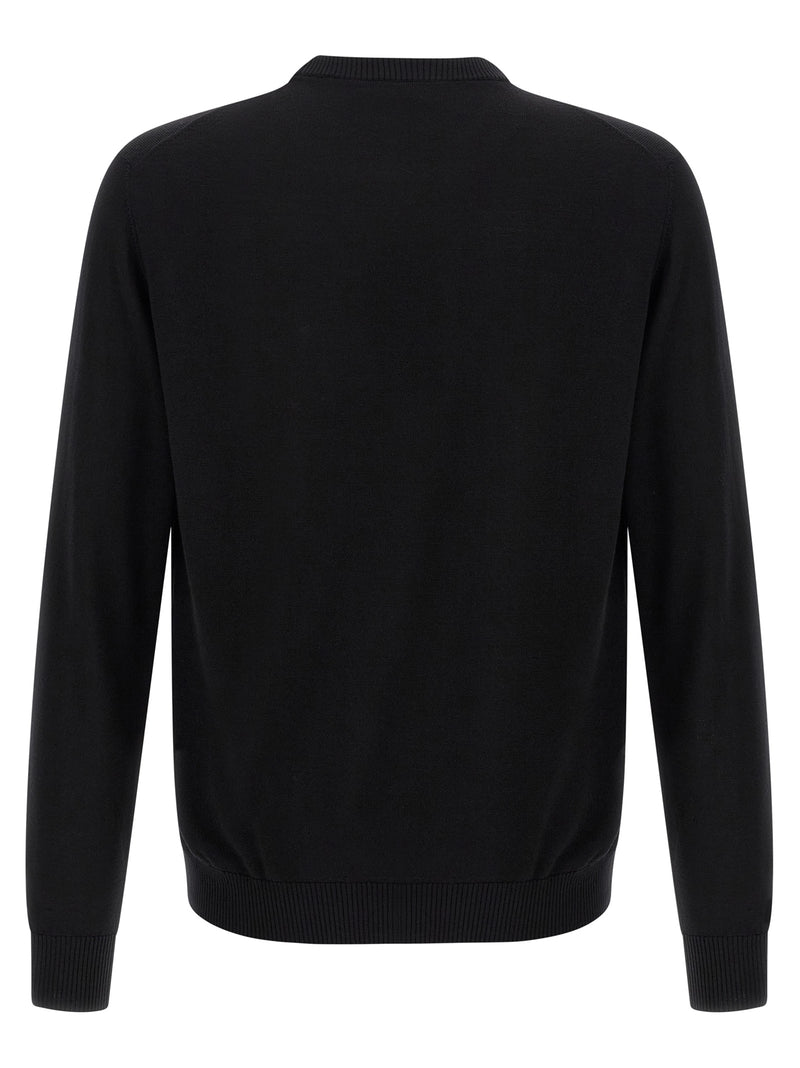 Fendi Black Virgin Wool Cardigan for Men