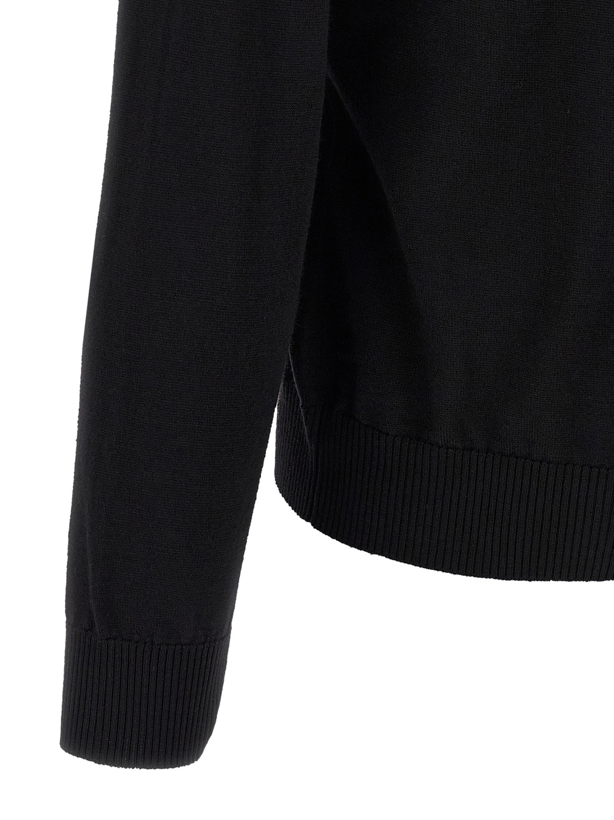 Fendi Black Virgin Wool Cardigan for Men