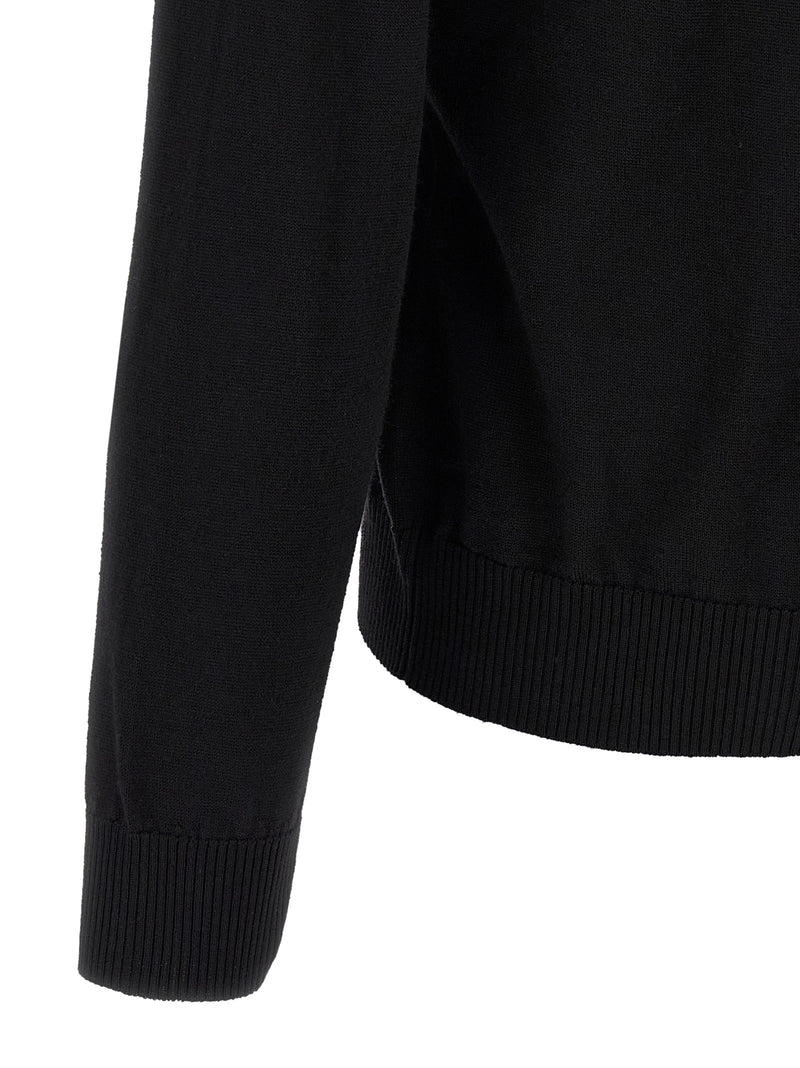 Fendi Black Virgin Wool Cardigan for Men