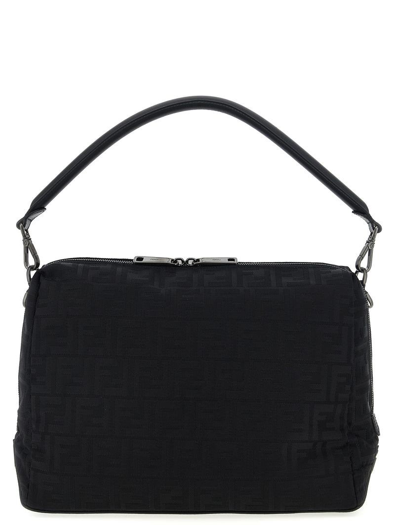 Sac bandoulière Fendi en polyamide noir