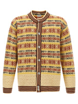BODE Multicolor Wool Cardigan
