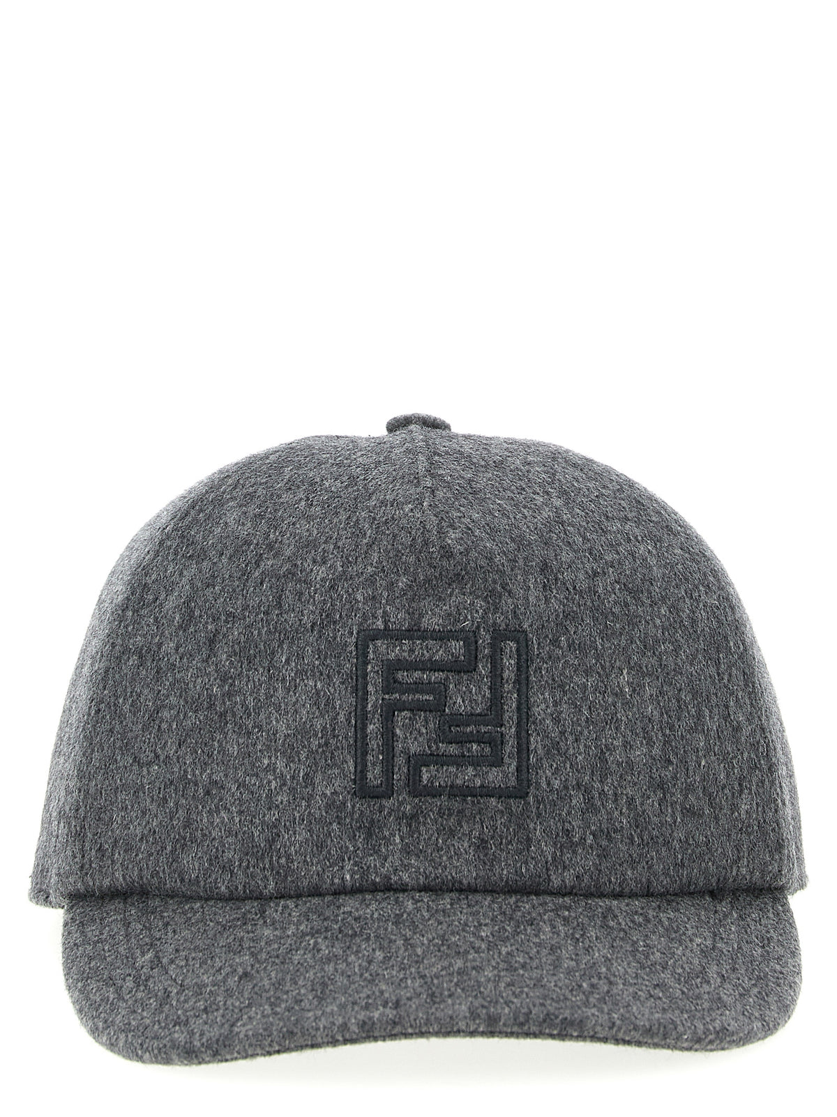Fendi Gray Wool Cap (Baseball Hat)