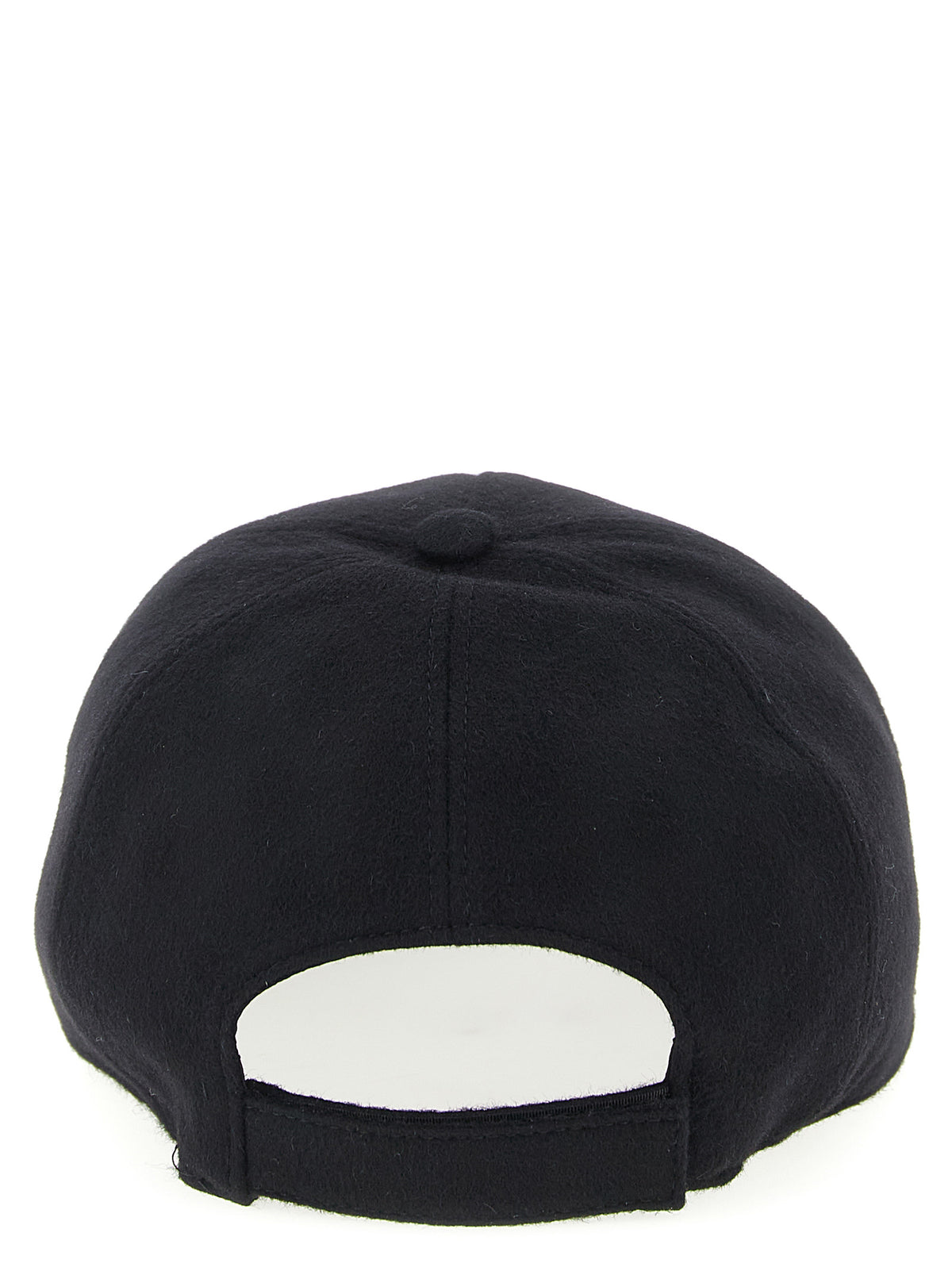 Fendi Black Wool Cap (Baseball Hat)