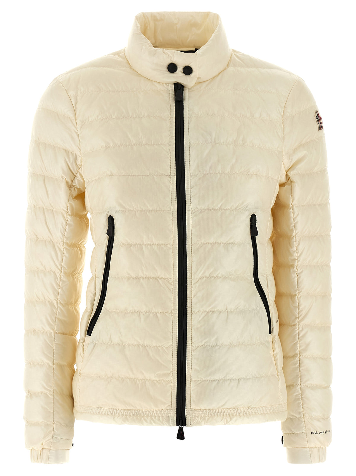 Moncler Grenoble Walibi White Polyamide Full-Length Jacket