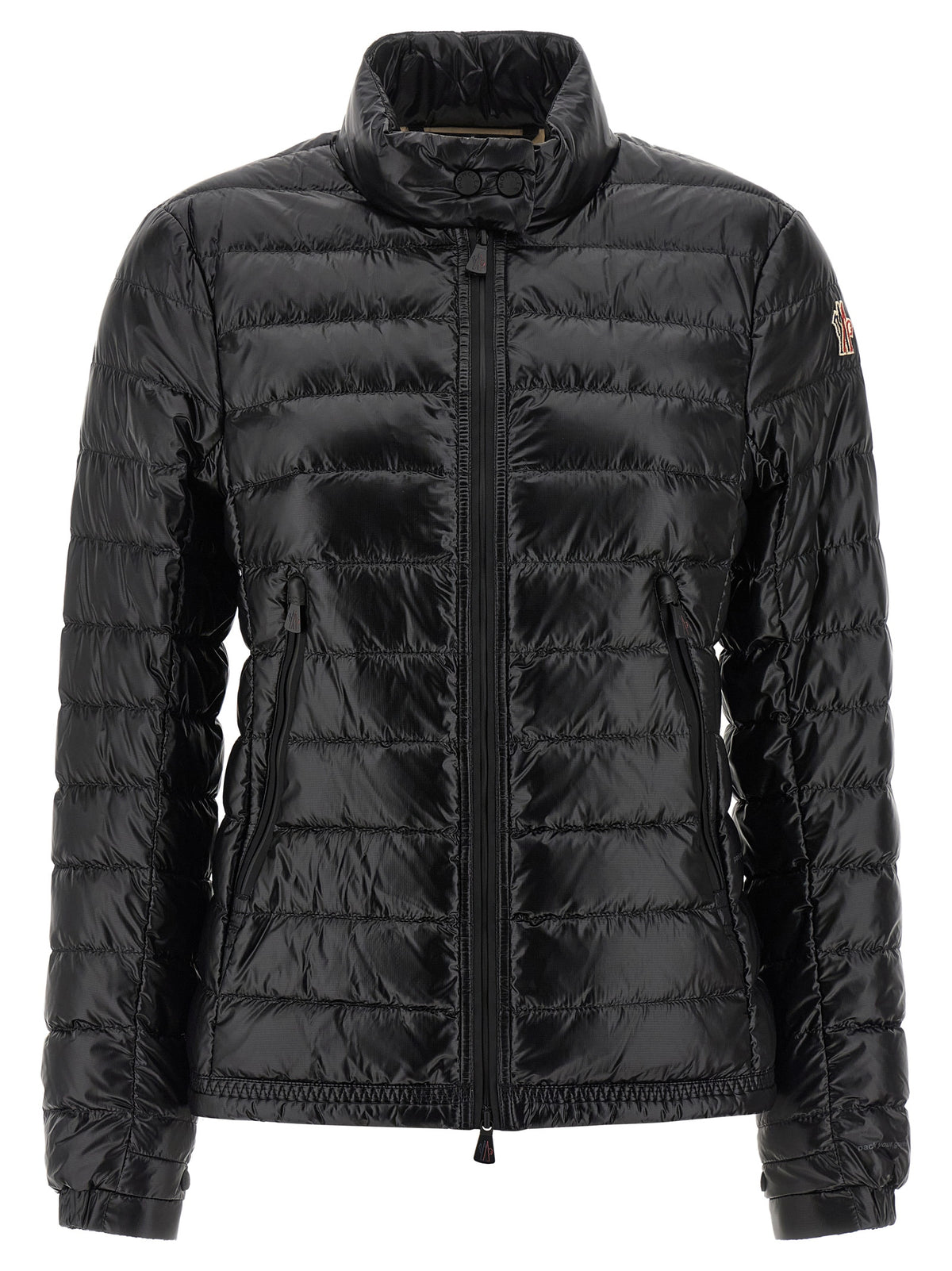 Moncler Grenoble Walibi Black Polyamide Full-Length Jacket