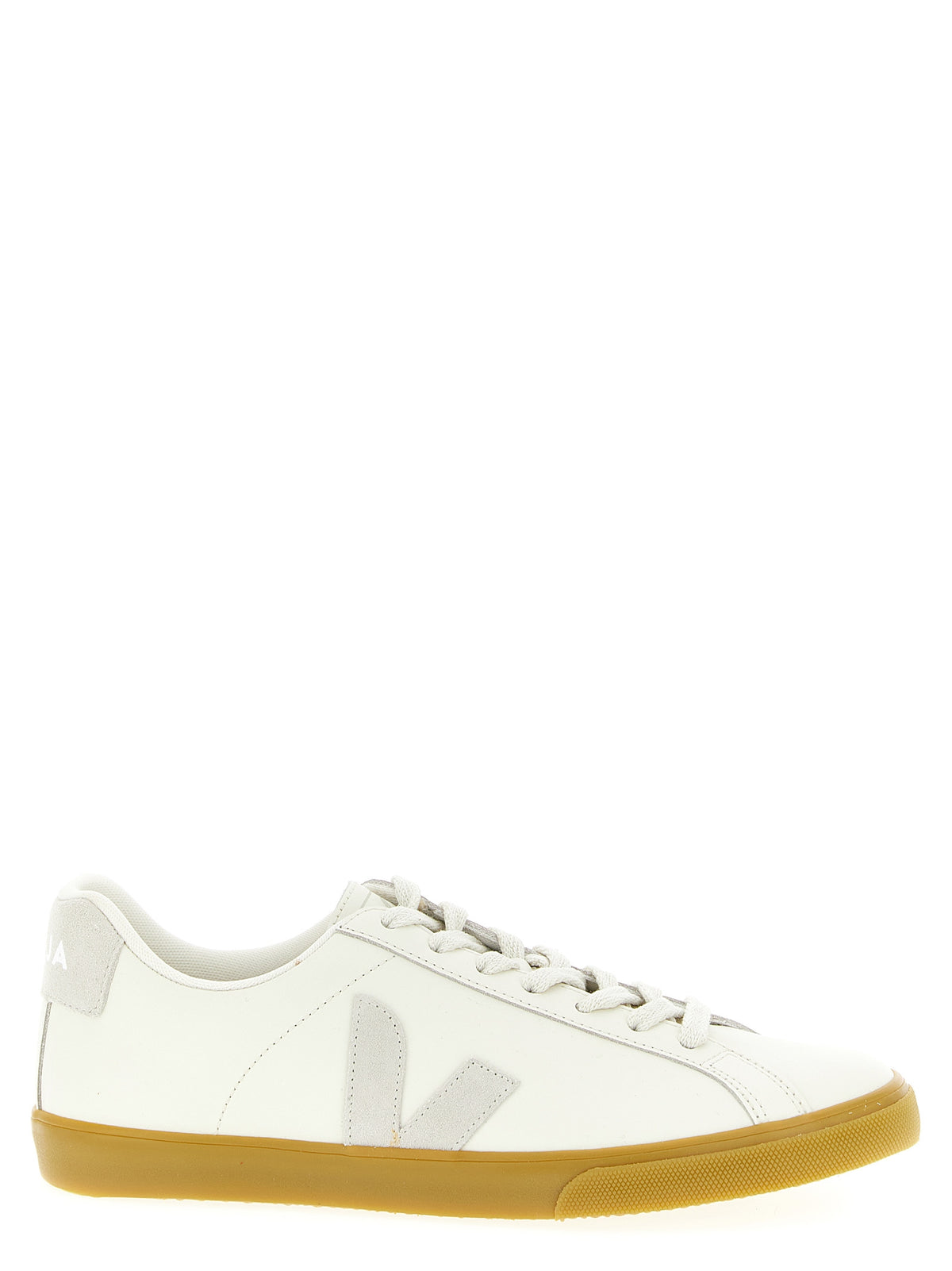 Baskets basses Veja en cuir de veau beige