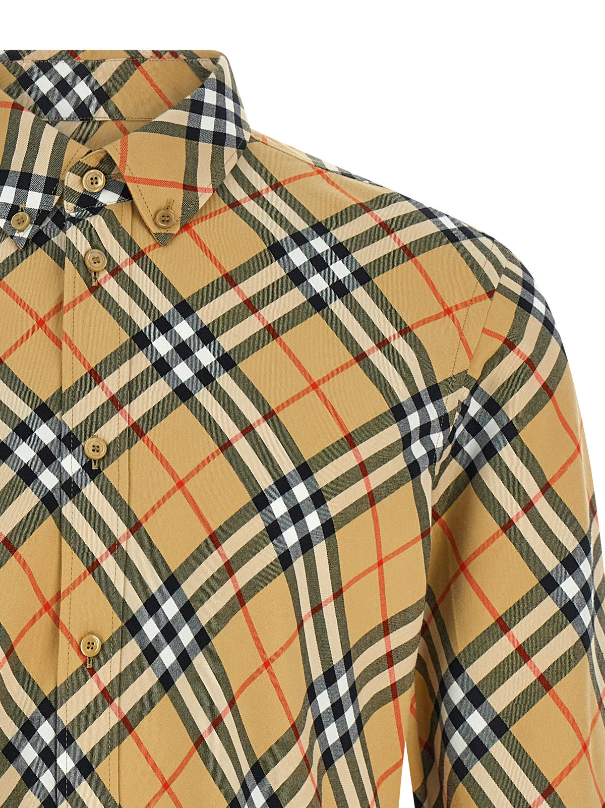 Blouse Burberry en coton beige