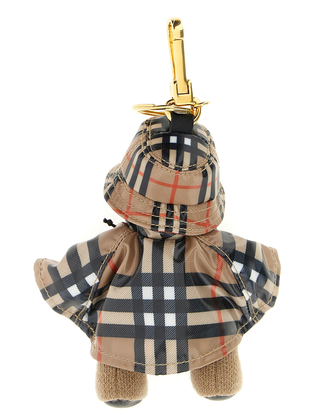 Porte-clés Burberry en laine multicolore