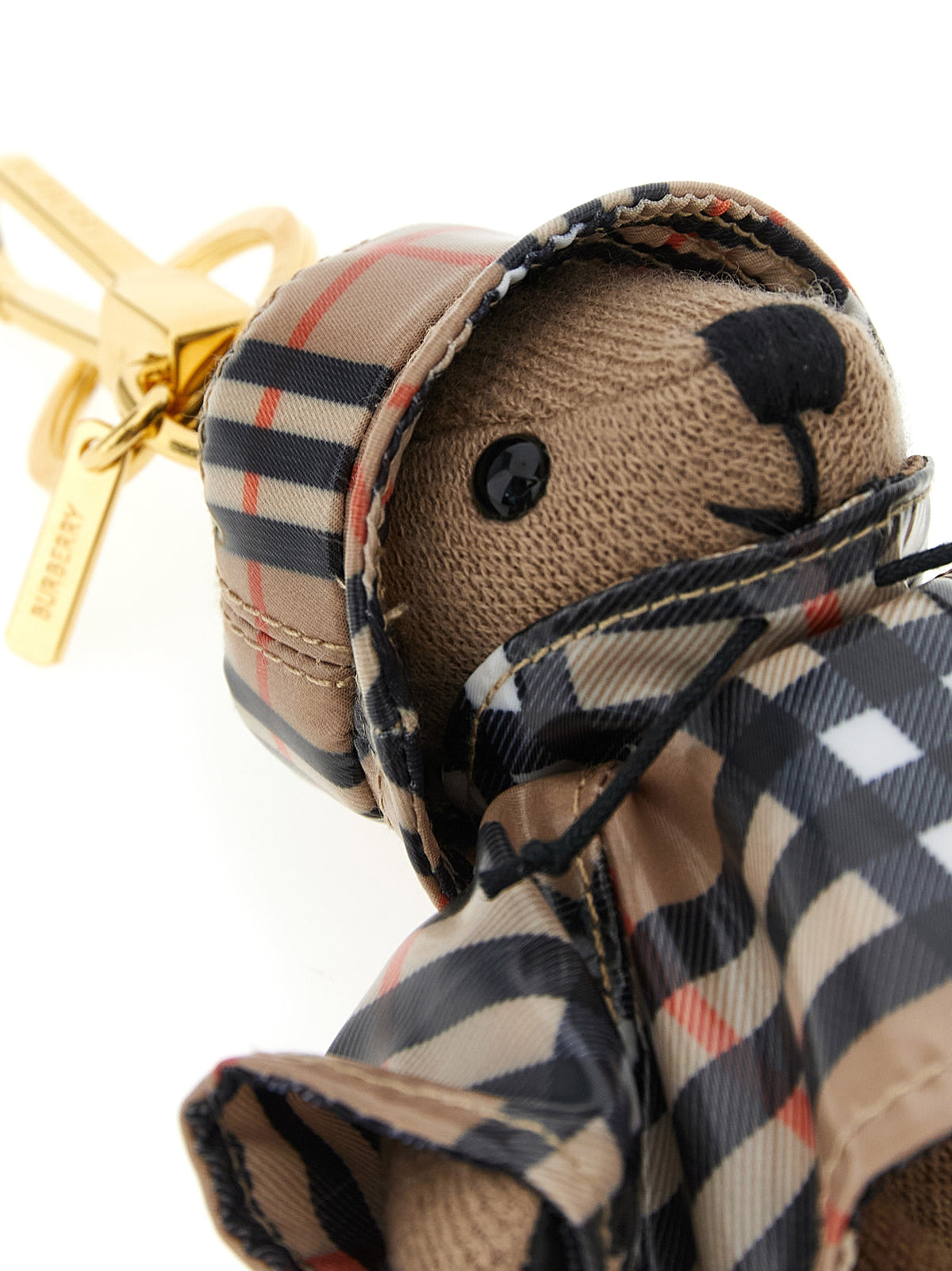 Porte-clés Burberry en laine multicolore