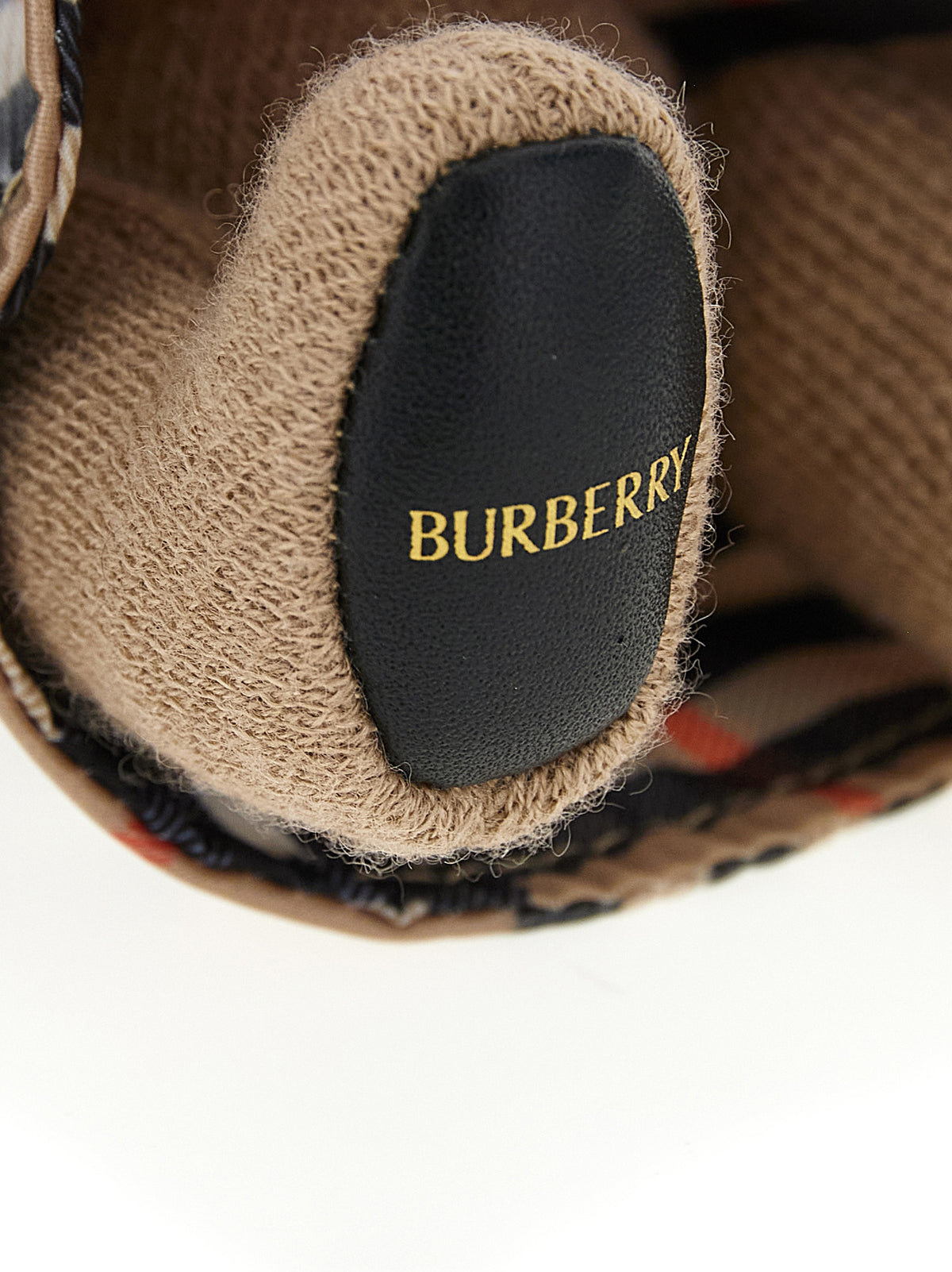 Porte-clés Burberry en laine multicolore