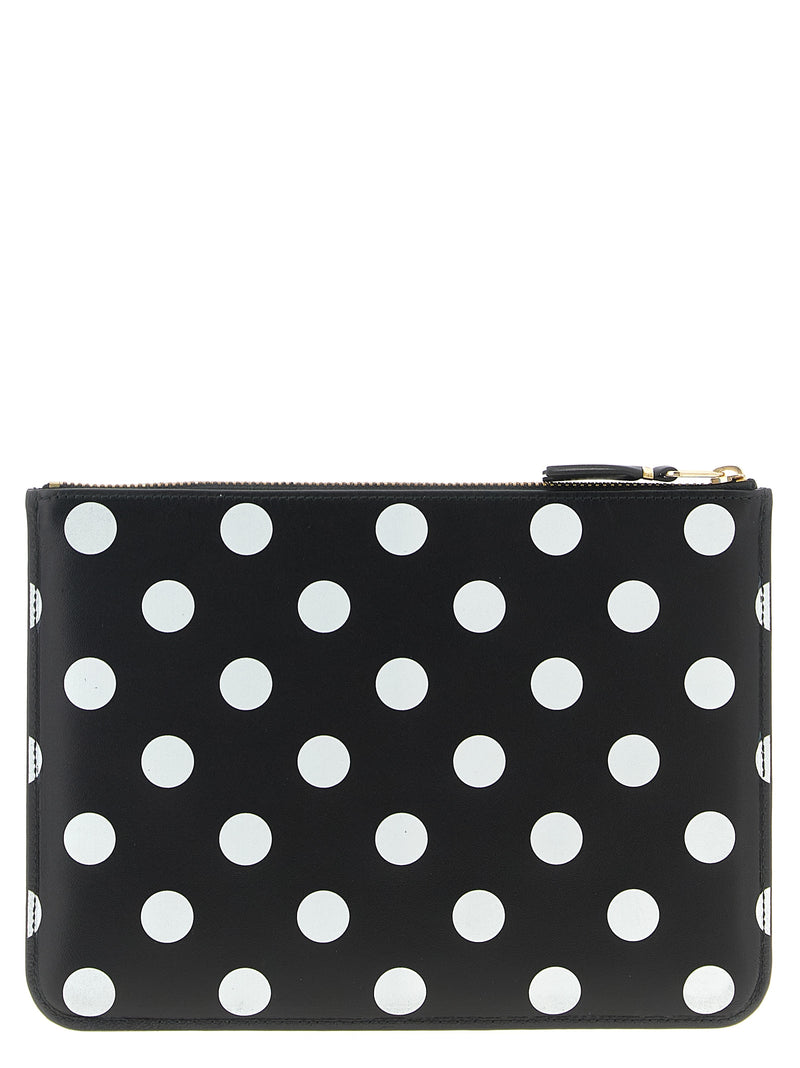 Comme Des Garçons Bicolor Cowhide Cardholder - White/Black