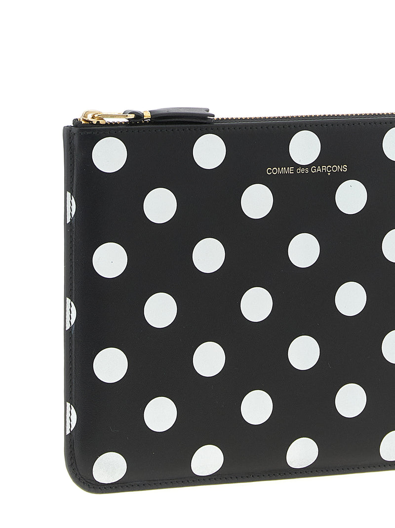 Comme Des Garçons Bicolor Cowhide Cardholder - White/Black