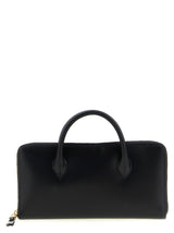 Comme Des Garçons Porte-cartes en cuir de vachette noir