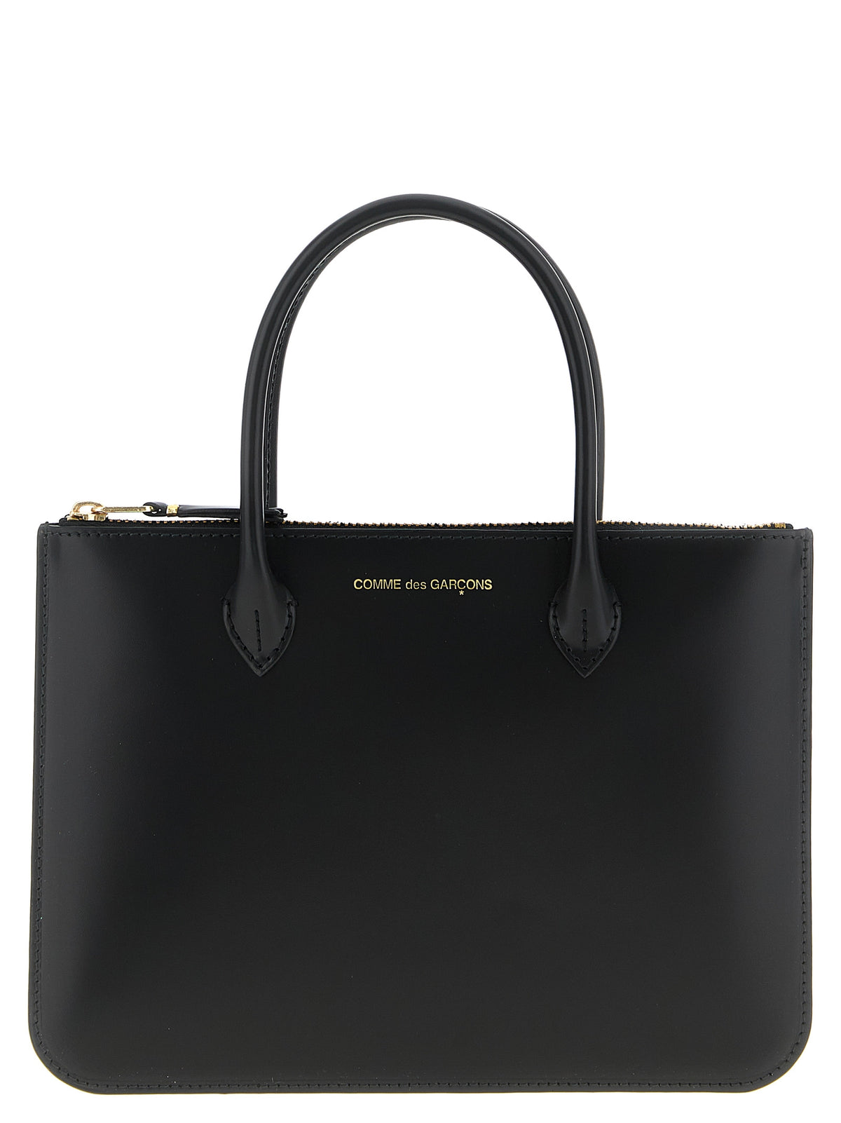 Sac à main Comme Des Garçons en cuir de vachette noir