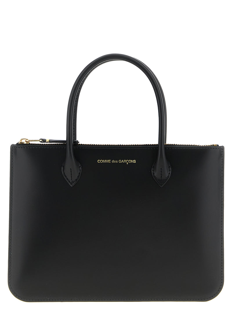 Sac à main Comme Des Garçons en cuir de vachette noir