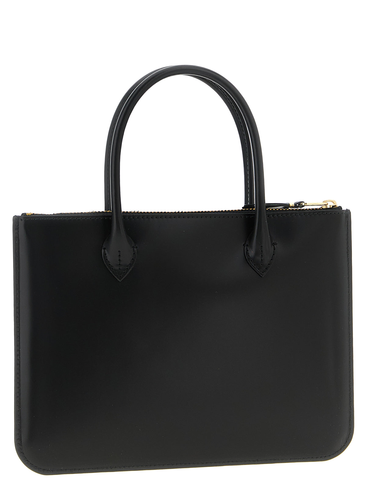 Sac à main Comme Des Garçons en cuir de vachette noir