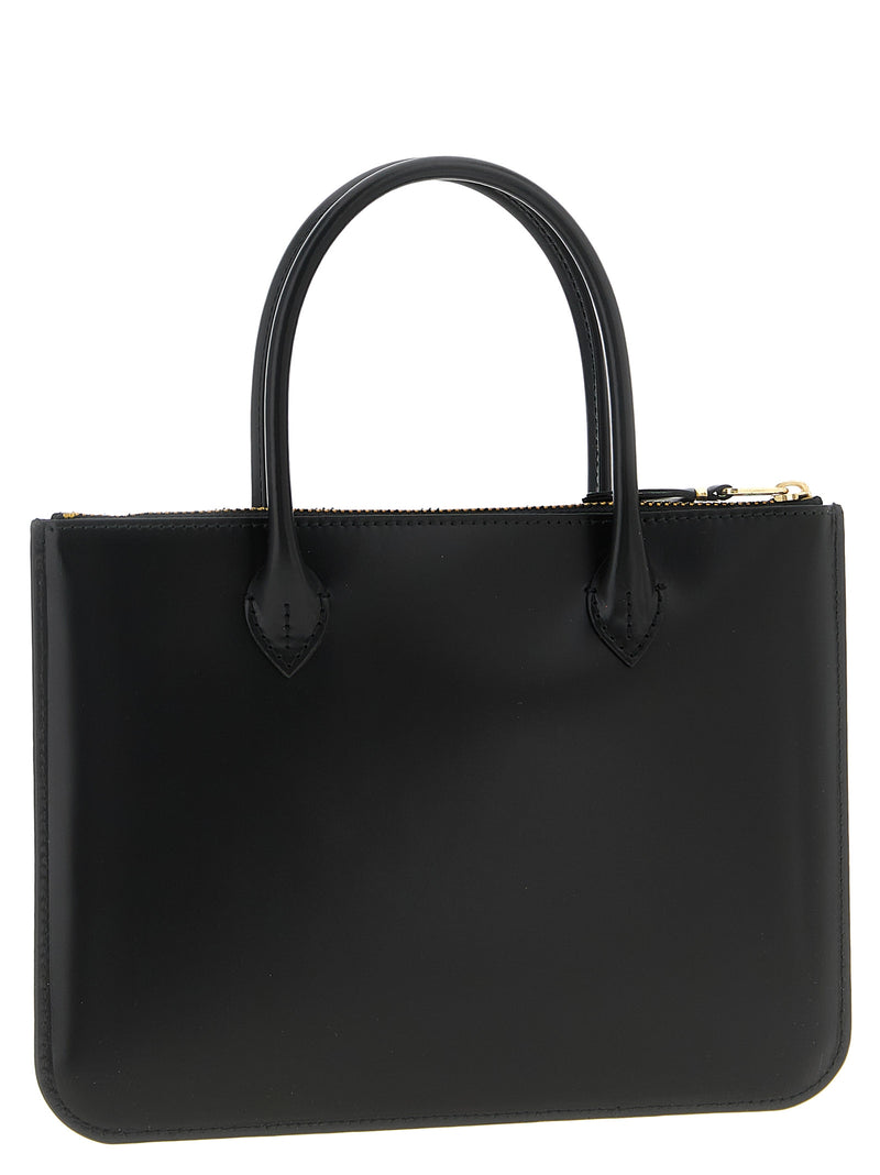 Sac à main Comme Des Garçons en cuir de vachette noir