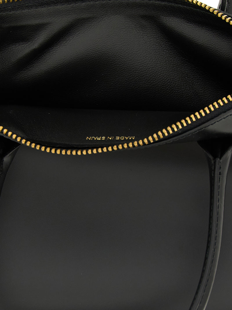 Sac à main Comme Des Garçons en cuir de vachette noir