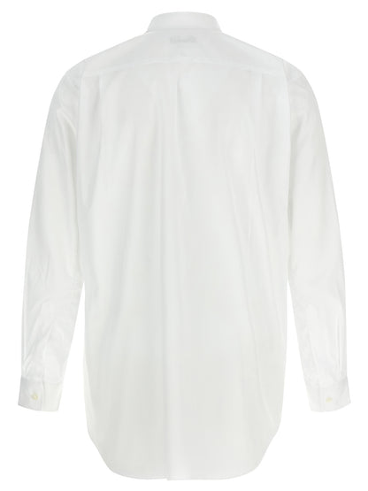 Comme Des Garçons Play White Cotton Blouse