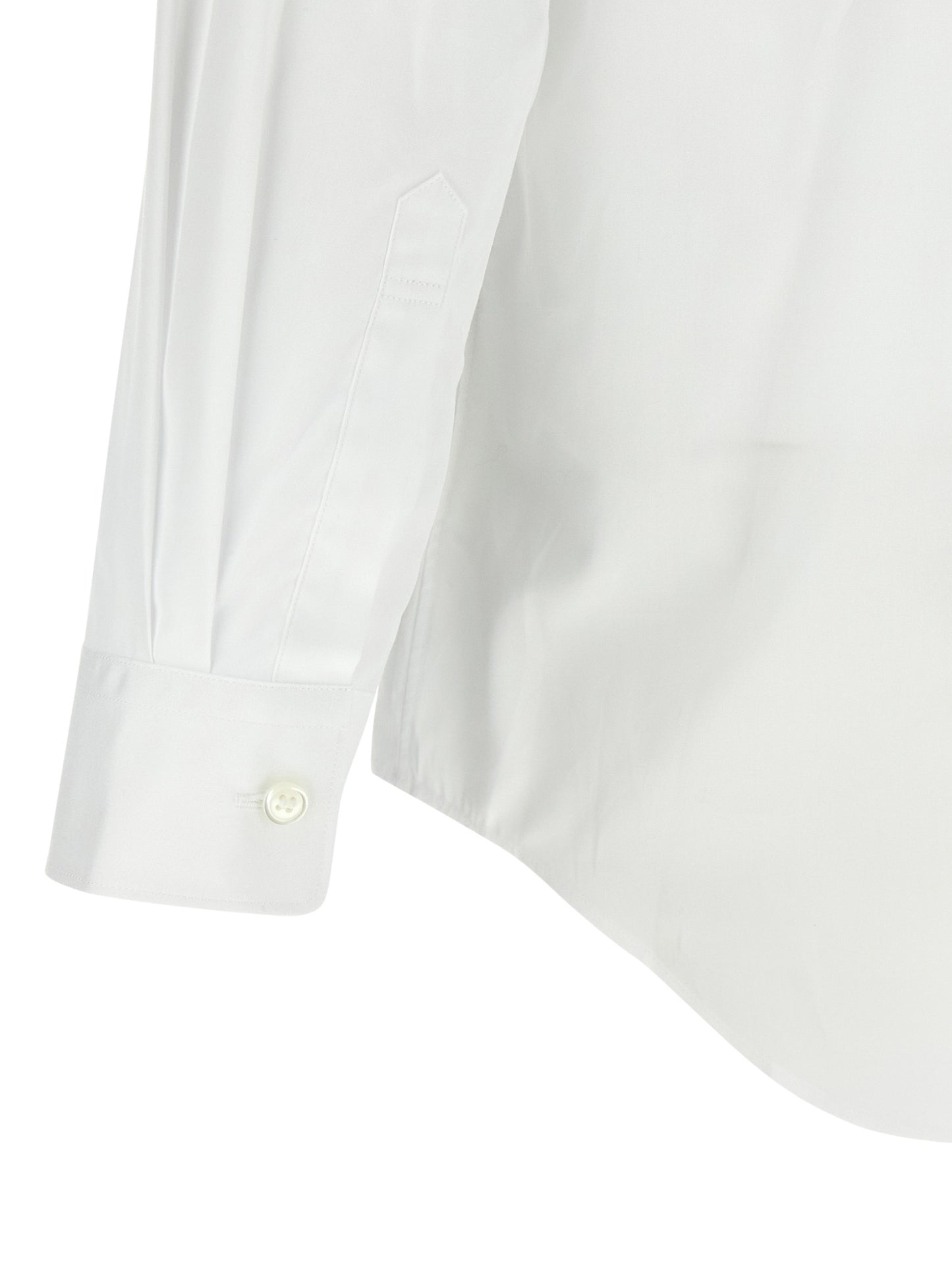 Comme Des Garçons Play White Cotton Blouse
