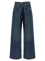 Agolde Blue Cotton Jeans Denim