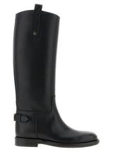 Burberry Black Calfskin Over The Knee